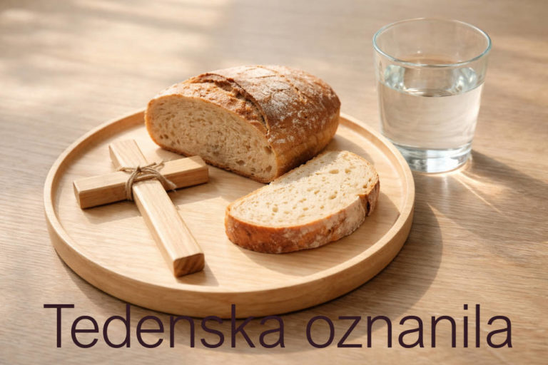 1. postna nedelja 2026