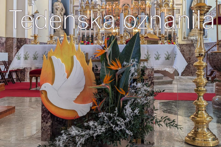 6. velikonočna nedelja 2026